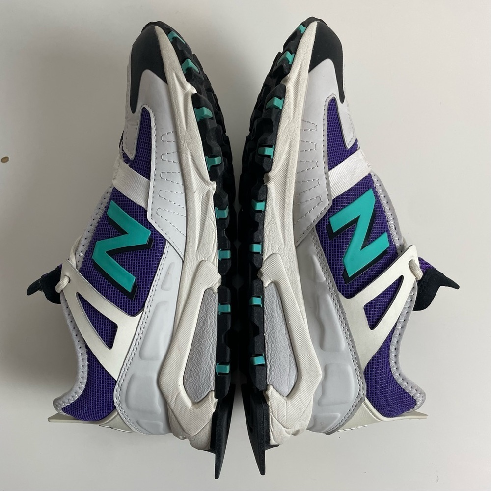 New Balance X-Racer Women’s Size 8B Running Shoes XRCT Teal Magnetic Blue Purple - Picture 7 of 13